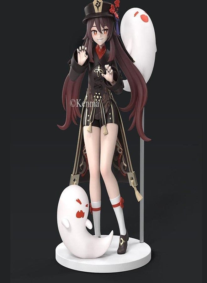 KENMA Genshin Impact Hu Tao Action Figure Japanese Anime Girl PVC Anime Figure Toy Weeb Manga Collectible Model Doll - Image 4
